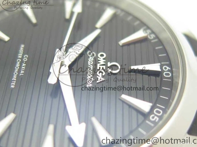 0312 Aqua Terra 150M Master Chronometers VSF 1:1 Best Edition Black Dial SS Hand on Black Rubber Strap A8900 Super Clone Unisex 8005